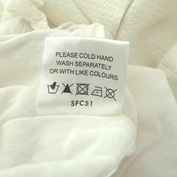 Southern Fried Chics White Lace Boho Maxi Dress Ballet Straps | Tiered Skirt | L - Picture 9 of 13